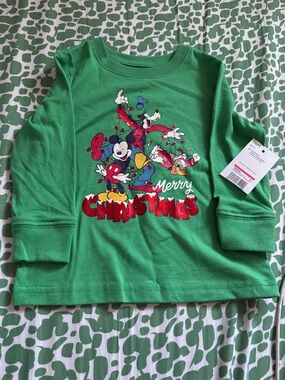 NWT Disney Jumping Beans Christmas shirt 18M
